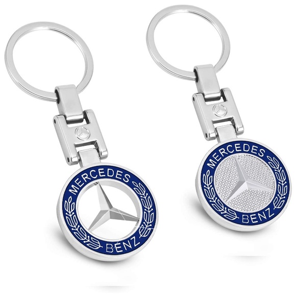 Accessories - Mercedes Metal Emblem Pendant Car Logo Key Rings